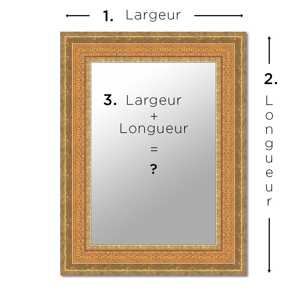 Miroir sur mesure-miroir sur mesure pas cher-miroir sur mesure paris-miroir sur mesure en ligne-Le Cadre-Lecadre.fr