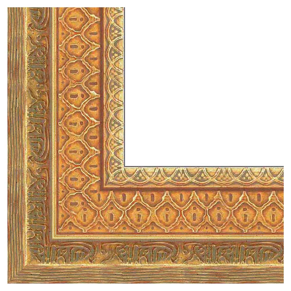 Miroir mural doré et ancien pas cher et design sur le cadre deco