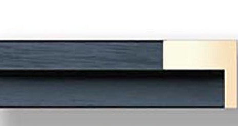 Caisse L - Noir texturé - 2cm