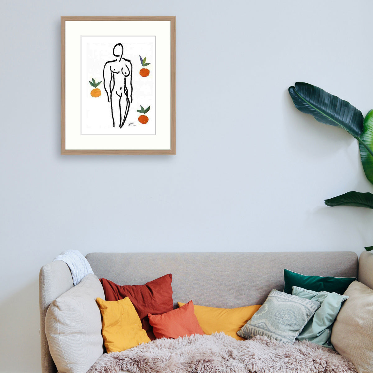 Matisse - La femme aux oranges Le Cadre Décoration intérieure Tableaux cadre bois affiche poster oeuvre d'art rapport qualité prix pas cher peintre célèbre