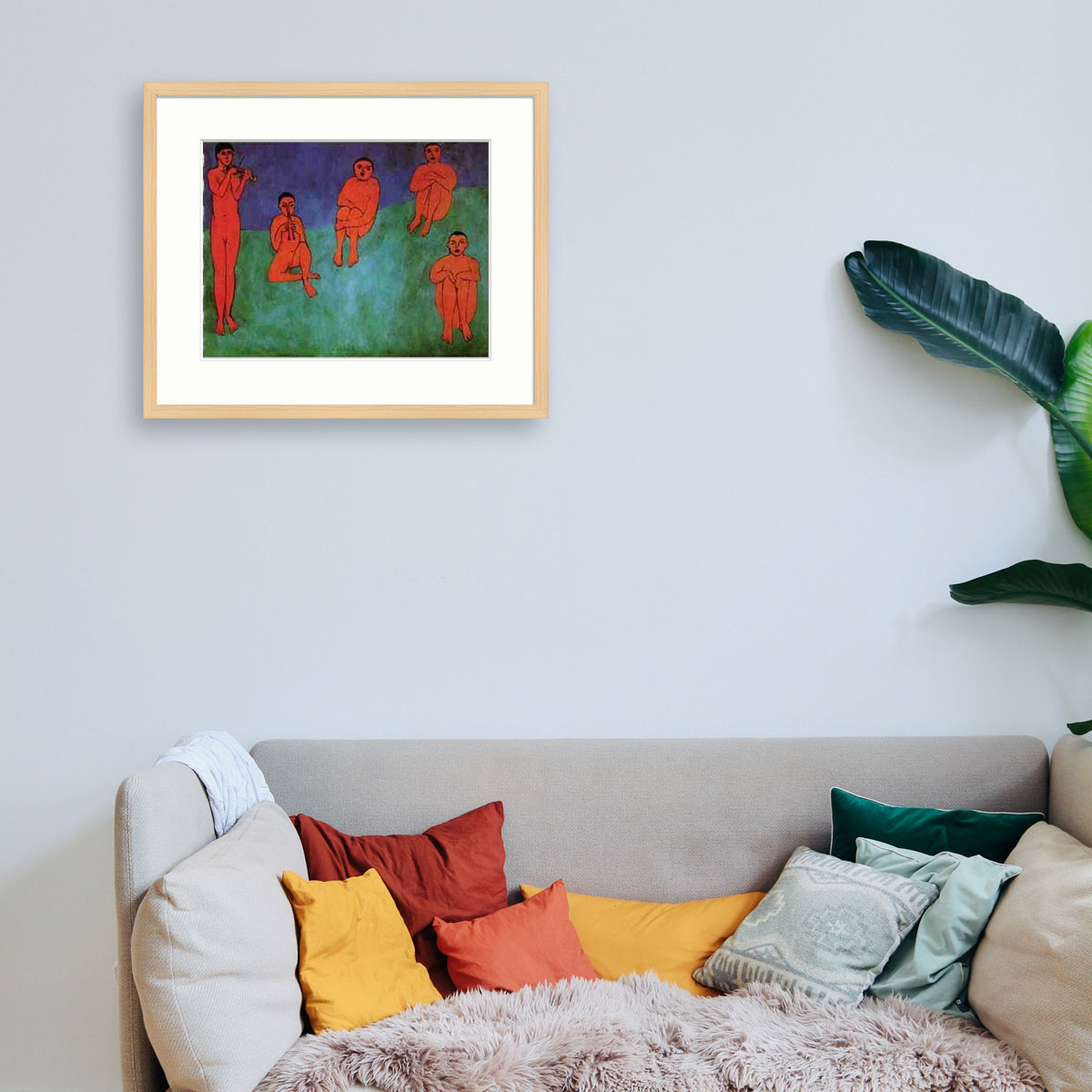 Matisse - La musique Le Cadre Décoration intérieure Tableaux cadre bois affiche poster oeuvre d'art rapport qualité prix pas cher peintre célèbre