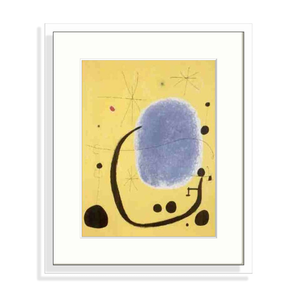 Miró - L'Or de l'Azur Le Cadre Décoration intérieure Tableaux cadre bois affiche poster oeuvre d'art rapport qualité prix pas cher peintre célèbre