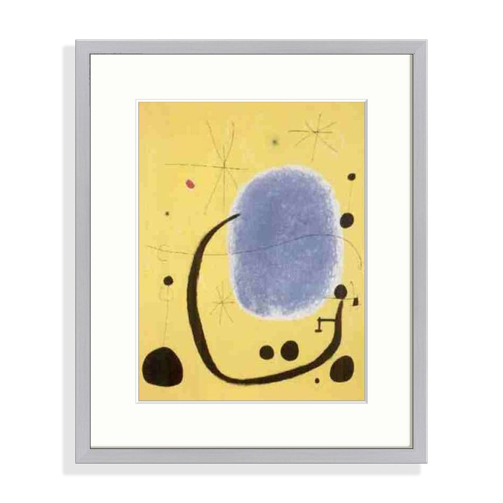 Miró - L'Or de l'Azur Le Cadre Décoration intérieure Tableaux cadre bois affiche poster oeuvre d'art rapport qualité prix pas cher peintre célèbre