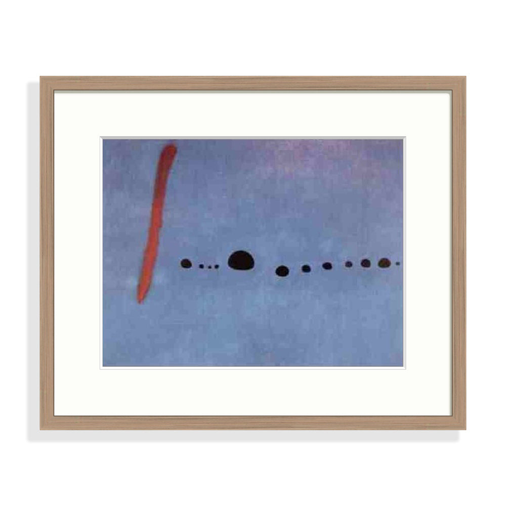 Miró - Bleu Le Cadre Décoration intérieure Tableaux cadre bois affiche poster oeuvre d'art rapport qualité prix pas cher peintre célèbre