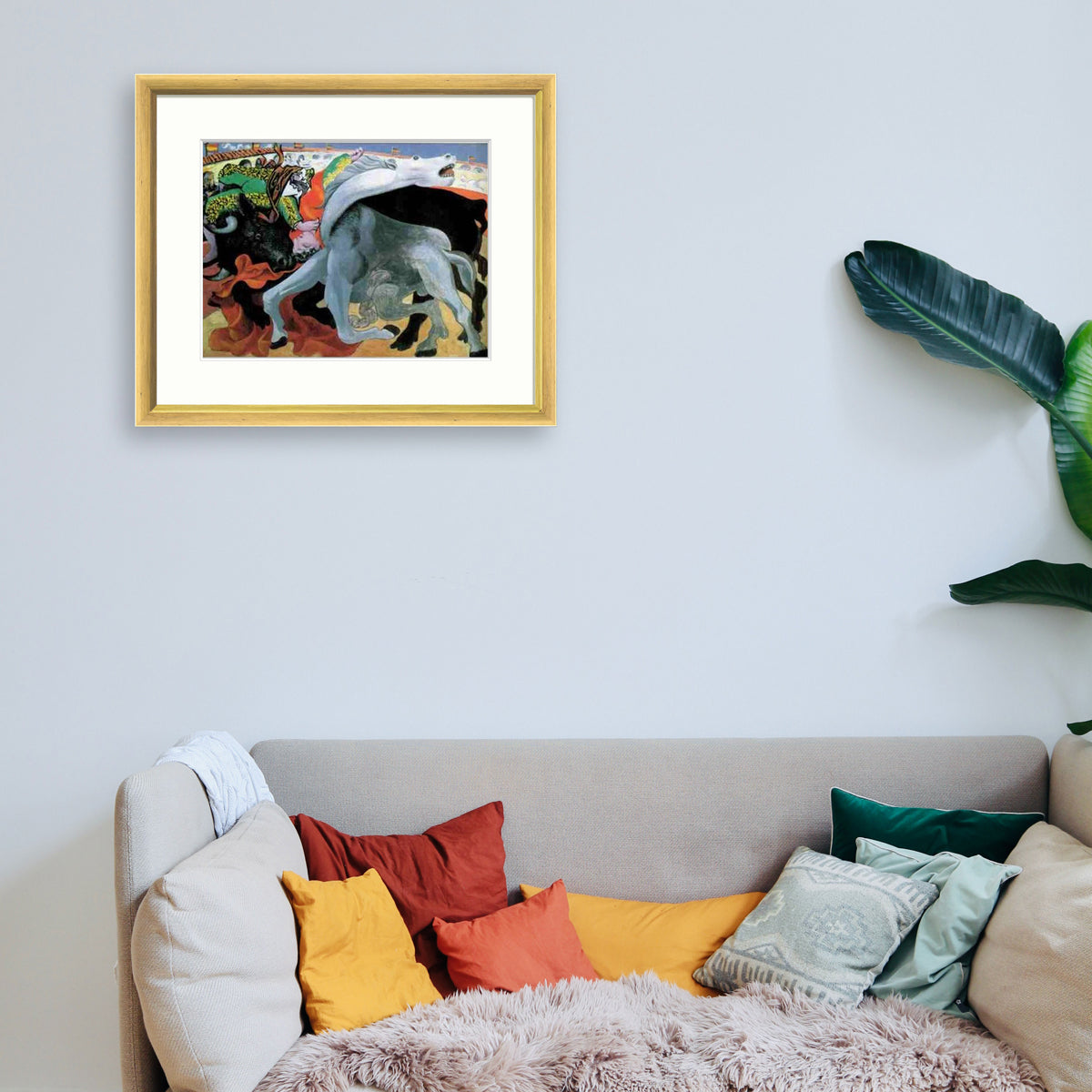 Picasso - Corrida, La mort du torero Le Cadre Décoration intérieure Tableaux cadre bois affiche poster oeuvre d'art rapport qualité prix pas cher peintre célèbre