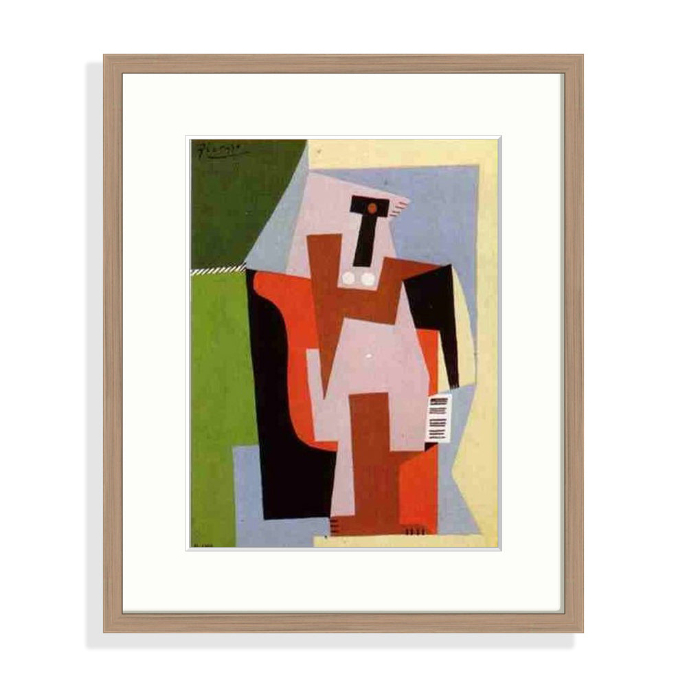 Picasso - Composition Le Cadre Décoration intérieure Tableaux cadre bois affiche poster oeuvre d'art rapport qualité prix pas cher peintre célèbre