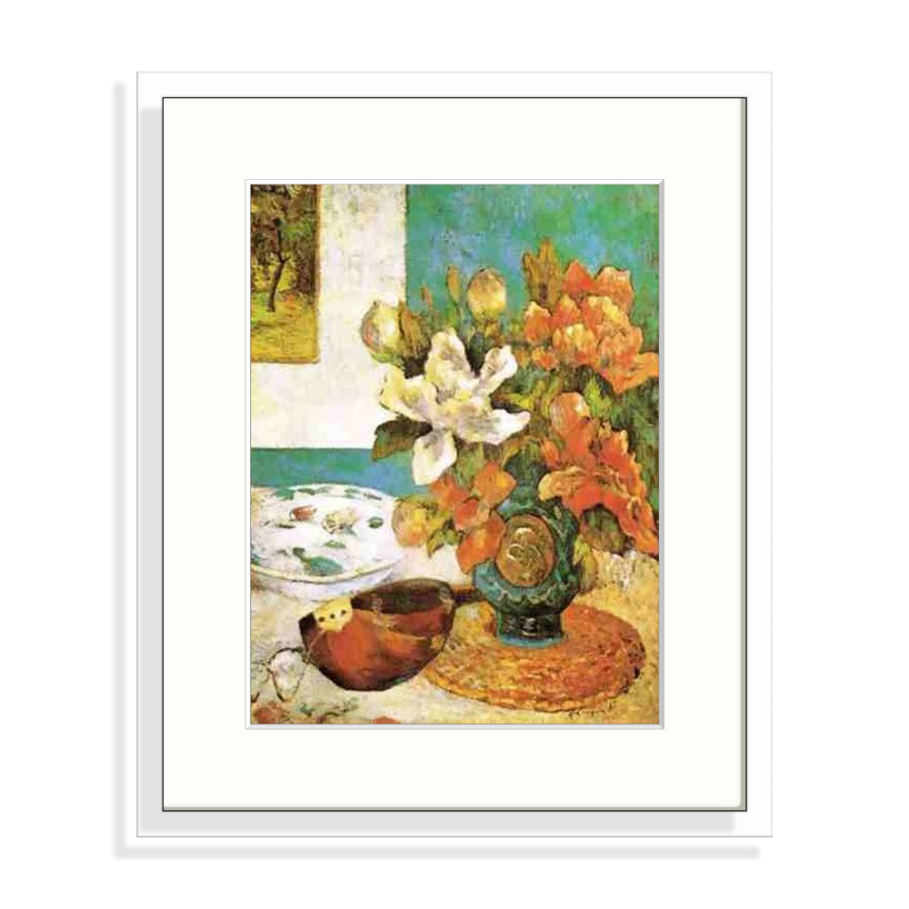 Gauguin - Nature morte à la mandoline Le Cadre Décoration intérieure Tableaux cadre bois affiche poster oeuvre d'art rapport qualité prix pas cher peintre célèbre