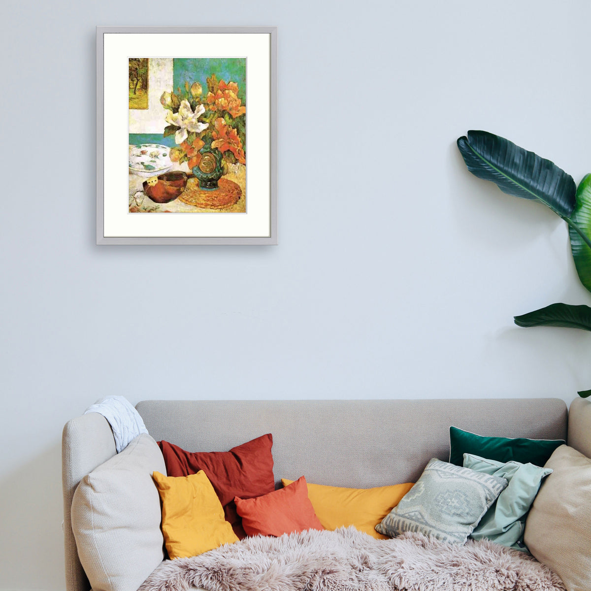 Gauguin - Nature morte à la mandoline Le Cadre Décoration intérieure Tableaux cadre bois affiche poster oeuvre d'art rapport qualité prix pas cher peintre célèbre