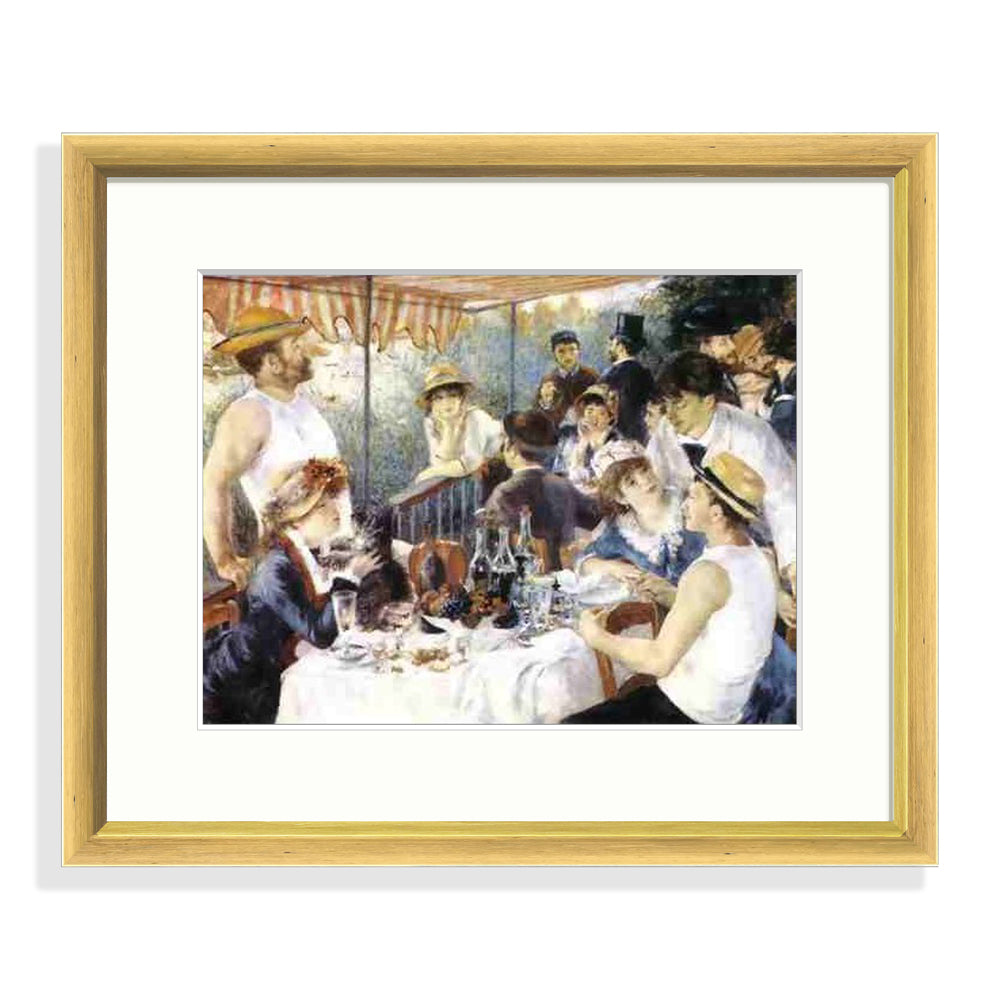 Renoir - La colazione dei canottieri Le Cadre Décoration intérieure Tableaux cadre bois affiche poster oeuvre d'art rapport qualité prix pas cher peintre célèbre