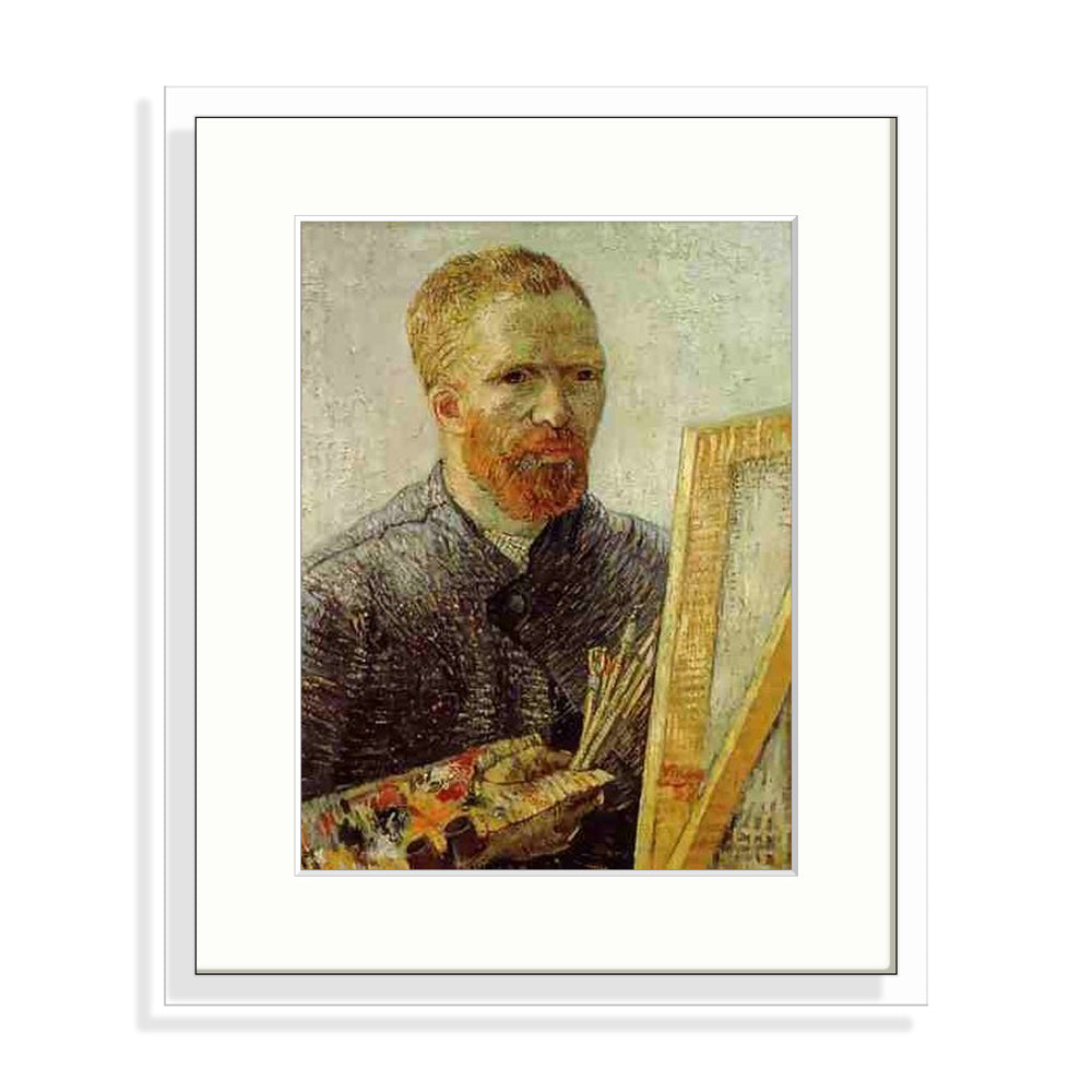 Van Gogh - Autoportrait Le Cadre Décoration intérieure Tableaux cadre bois affiche poster oeuvre d'art rapport qualité prix pas cher peintre célèbre