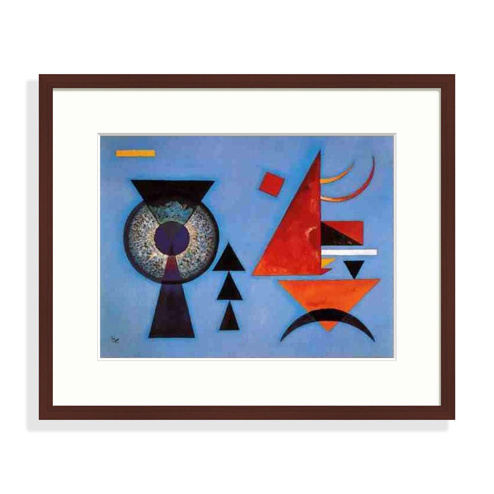 Kandinsky - Weiches hart Le Cadre Décoration intérieure Tableaux cadre bois affiche poster oeuvre d'art rapport qualité prix pas cher peintre célèbre