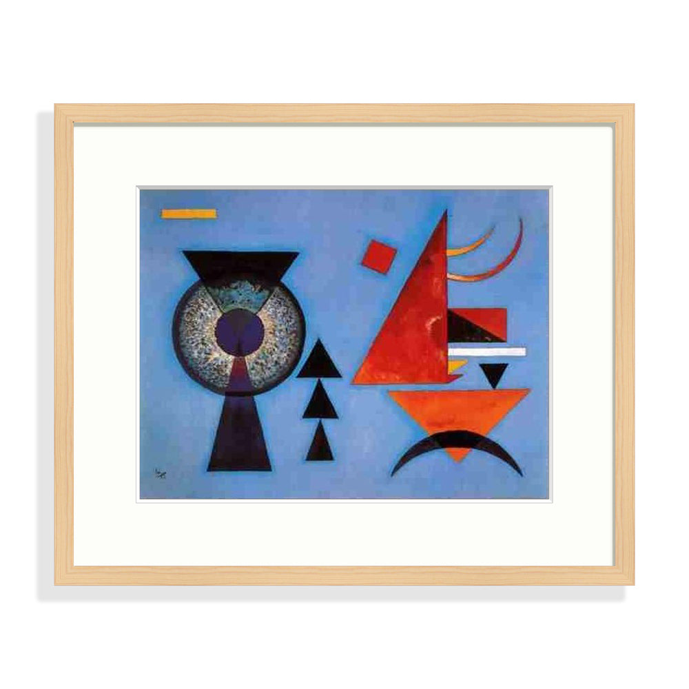 Kandinsky - Weiches hart Le Cadre Décoration intérieure Tableaux cadre bois affiche poster oeuvre d'art rapport qualité prix pas cher peintre célèbre