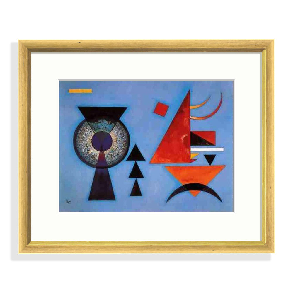 Kandinsky - Weiches hart Le Cadre Décoration intérieure Tableaux cadre bois affiche poster oeuvre d'art rapport qualité prix pas cher peintre célèbre